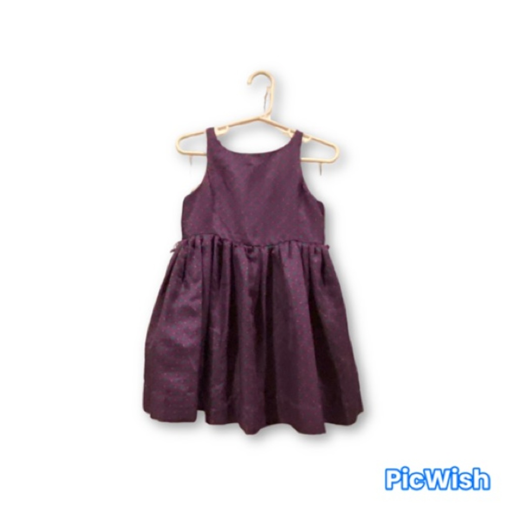 Purple Paisley Polo Dress